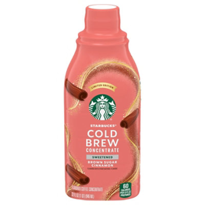 Sbux Cold Brew Brown Sugar Cinnamon - 32 Fl. Oz. - Image 1