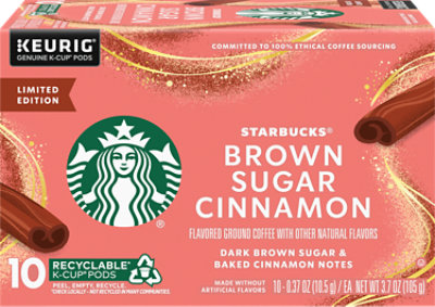 Starbucks Brown Sugar Cinnamon K-Cups 10 Count - 3.7 Oz