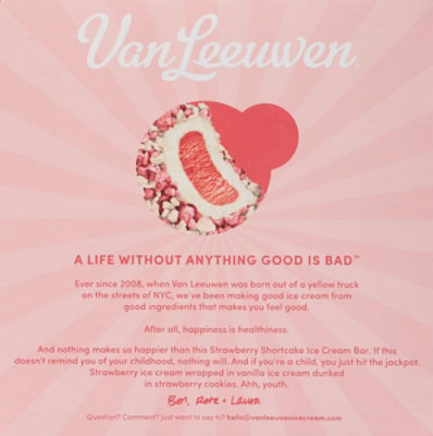 Vanleeuwen Bar Strawberry Shortcake 6 Pack - 18 Fl. Oz. - Image 6