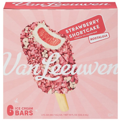Vanleeuwen Bar Strawberry Shortcake 6 Pack - 18 Fl. Oz. - Image 1