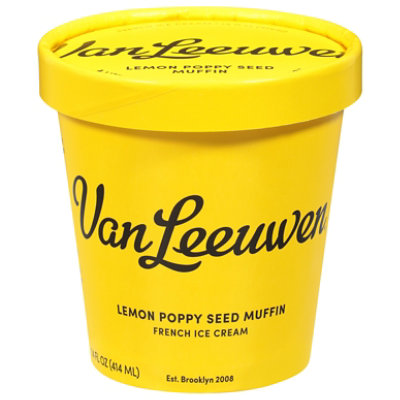 Vanleeuwen Ice Cream Lemon Poppyseed Muffin - 14 Fl. Oz. - Image 3