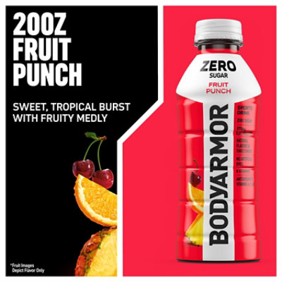 Body Armor Fruit Punch Zero Sugar- 6-20 Oz - Image 2