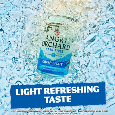 Angry Orchard Crisp Light In Cans - 6-12 Fl. Oz. - Image 4