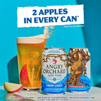 Angry Orchard Crisp Light In Cans - 6-12 Fl. Oz. - Image 3