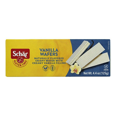 Schar Vanilla Wafers Gluten Free - Case Of 12 - 4.4 Oz. - Image 1