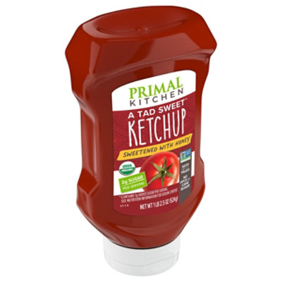 Primal Kitchen A Tad Sweet Squeeze Ketchup Sweetened with Honey - 18.5 Oz - Image 2