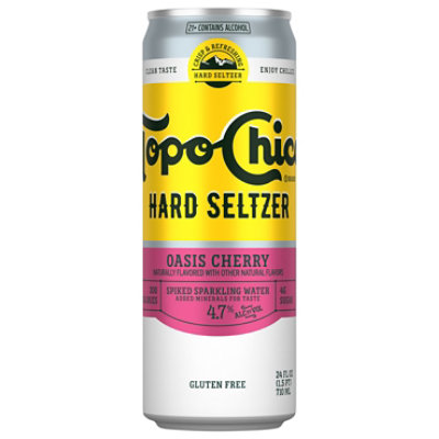 Topo Chico Hard Seltzer Oasis Cherry Can - 24 Fl. Oz. - Image 3