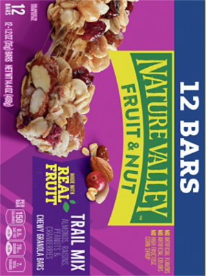 Nature Valley Fruit And Nut Trail Mix Chewy Granola Bars 12 Count - 14.4 Oz - Image 6