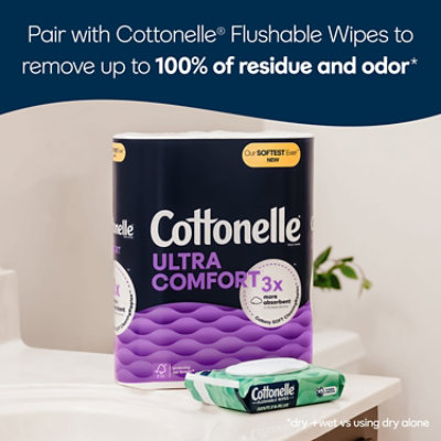 Cottonelle Ultra Comfort 24 Mega Toilet Paper Rolls - 244 Count - Image 8