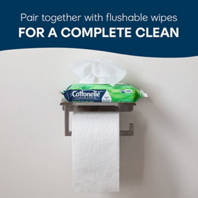 Cottonelle Ultra Comfort Mega Toilet Paper Rolls 244 Sheets Per Roll - 12 Count - Image 6