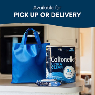 Cottonelle Ultra Clean Mega Toilet Paper Rolls 284 Sheets Per Roll - 18 Count - Image 7