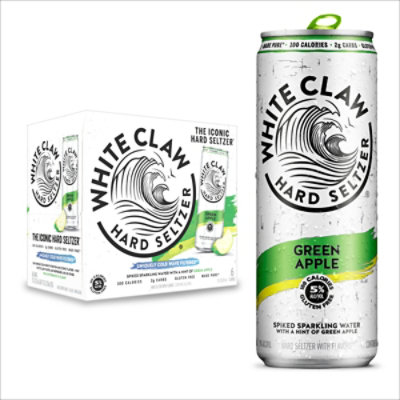 White Claw Green Apple Cans - 6-12 Fl. Oz. - Image 1