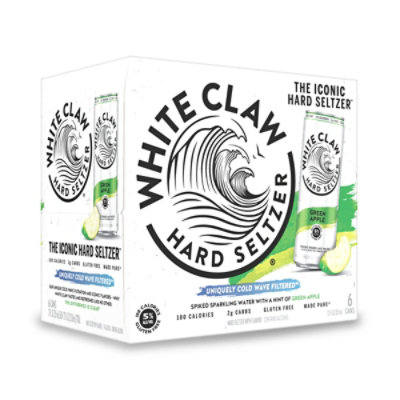 White Claw Green Apple Cans - 6-12 Fl. Oz. - Image 4