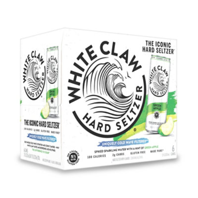 White Claw Green Apple Cans - 6-12 Fl. Oz. - Image 5