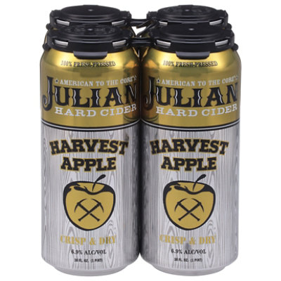 Julian Harvest Apple Hard Cider In Cans - 4-16 Fl. Oz. - Image 3