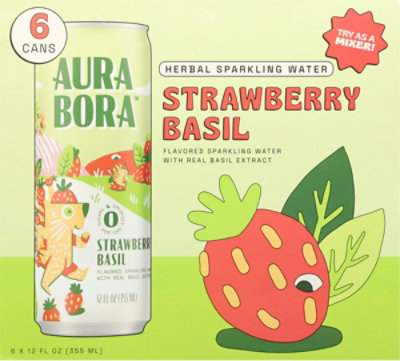 Aura Bora Sparkling Water Basil Berry - 72 Fl. Oz. - Image 6