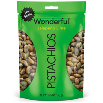 Wonderful Pistachios No Shells Jalapeno Lime - 5.5 Oz
