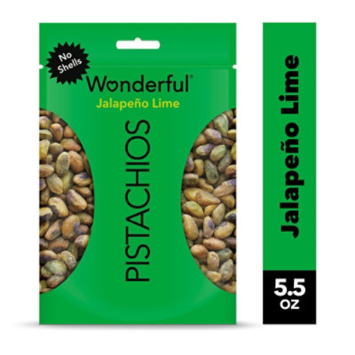 Wonderful No Shell Jalapeno Lime Pistachios - 5.5 Oz. - Image 2