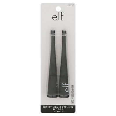 e.l.f. Expert Jet Black 2p Liquid Liner - 0.14 Fl. Oz. - Image 3