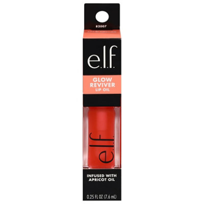 J A Co Glow Reviver Lip Oil Coral Fix - 0.25 Fl. Oz. - Image 3