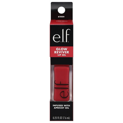 e.l.f. Glow Reviver Lip Oil Rose Envy - 0.25 Fl. Oz. - Image 1