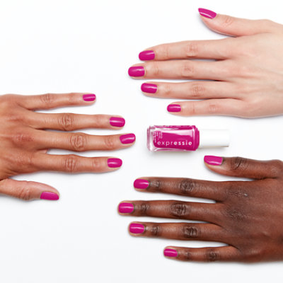 essie expressie quick dry nail polish vegan power moves pink power moves - 0.33 Fl. Oz. - Image 2