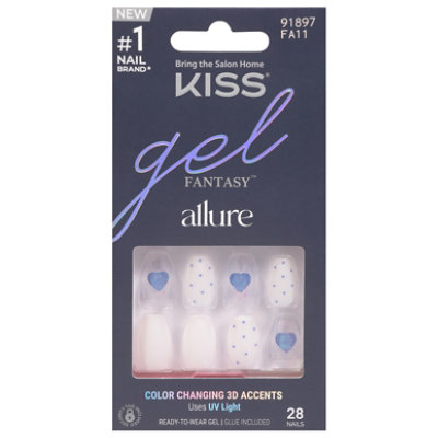 Kiss P Nails Gel Fantasy Alr Hotiest - 1 Count - Image 3