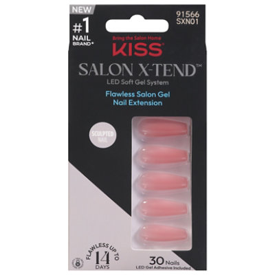 Kiss P Nails Salon X-tend Flowers - 34  Count - Image 3