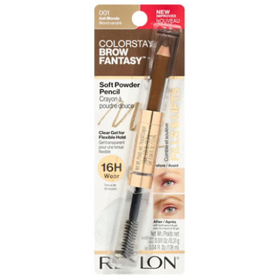 Revlon ColorStay Brow Fantasy Ash Blonde Eyebrow Pencil With Shaping Gel - 0.01 Oz - Image 3