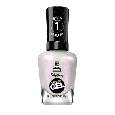 Sally Hansen Miracle Gel Nail Twinkle Whites Nail Polish - 0.5 Fl. Oz. - Image 1