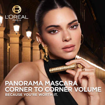 L'Oreal Paris Voluminous Panorama Mascara Waterproof. Volumizing Black - 0.31 Fl. Oz. - Image 3