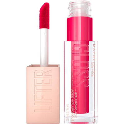 Maybelline Lifter Gloss Lip Gloss Makeup With Hyaluronic Acid Bubblegum - 0.18 Fl. Oz. - Image 1