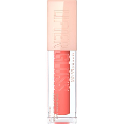 Maybelline Lifter Gloss Lip Gloss Makeup With Hyaluronic Acid Peach Ring - 0.18 Fl. Oz. - Image 1