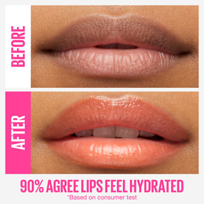 Maybelline Lifter Gloss Lip Gloss Makeup With Hyaluronic Acid Peach Ring - 0.18 Fl. Oz. - Image 2