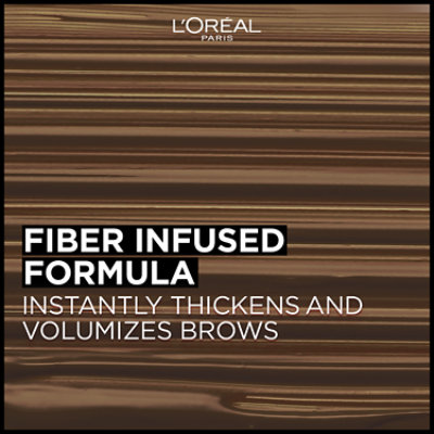 L'Oreal Paris Infallible Volumizing 24H Wear Brow Mascara Brunette - 0.13 Fl. Oz. - Image 5