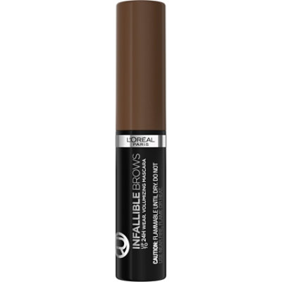 L'Oreal Paris Infallible Brows 24H Wear Volumizing Brunette Mascara - 0.13 Fl. Oz. - Image 3