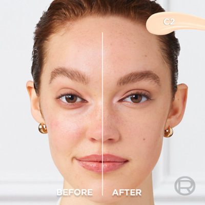 L'Oreal Paris True Match Radiant Serum Concealer with Hyaluronic Acid C2 Light - 0.33 Fl. Oz. - Image 4