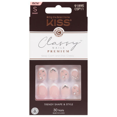 Kiss Classy Premium Prevailing Pressed On Nails - Each - Image 2