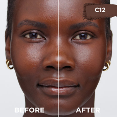 L'Oreal Paris True Match Super-Blendable Oil Free Makeup Powder C12 Deep - 0.34 Oz - Image 4