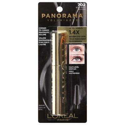L'Oreal Paris Voluminous Panorama Mascara Washable Black Brown - 0.33 Fl. Oz. - Image 4