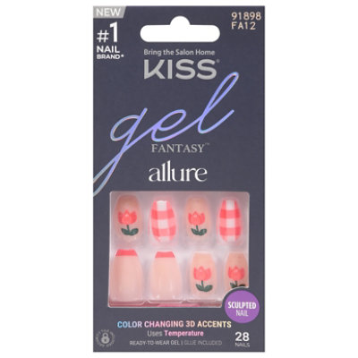 KISS Gel Fantasy Allure All Yours Press On Nails - Each - Image 3