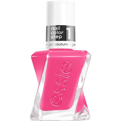 gel couture by essie gel-like nail polish vegan pink pinky ring - 0.46 Fl. Oz. - Image 1