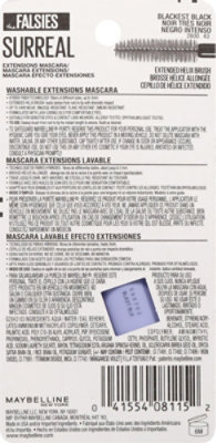Maybelline The Falsies Surreal Extensions Washable Mascara Blackest Black - 0.33 Fl. Oz. - Image 5