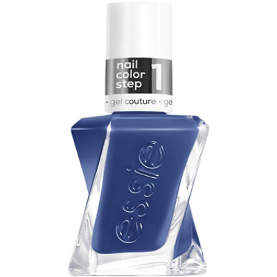 gel couture by essie gel-like nail polish vegan blue statement peace - 0.46 Fl. Oz. - Image 1