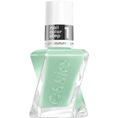 gel couture by essie gel-like nail polish vegan green bling it - 0.46 Fl. Oz. - Image 1