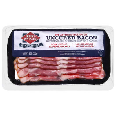 Dietz And Watson Natural Abf Uncured Bacon - 8 Oz - Image 3