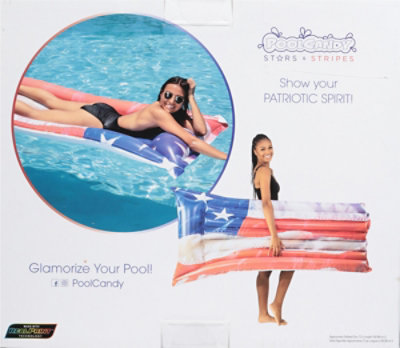 PoolCandy Stars & Stripes Pool Pillow Raft - Each - Image 4