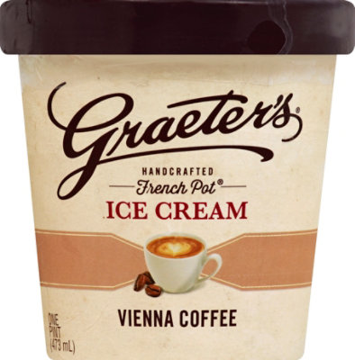 Graeter Vienna Coffee Ice Cream - 16 O - Image 2