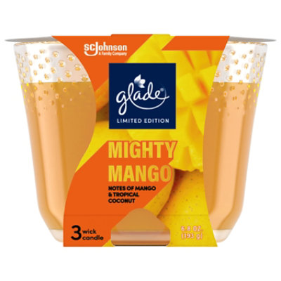 Glade Candle Mighty Mango - 6.8 Oz - Image 1