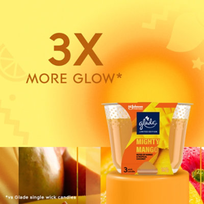 Glade Candle Mighty Mango - 6.8 Oz - Image 3